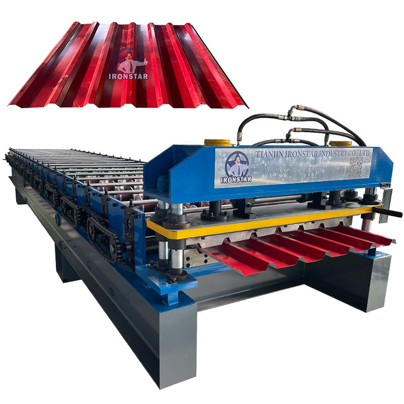 High Precision PBU Type Roofing Sheet Roll Forming Machine with PLC Control System to America