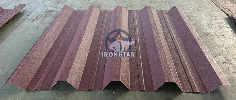 “Double Layer Roll Forming Machine for 5 Rib & 6 Rib Trapezoidal Sheet Galvanized Roof Tile Making Machine Hungary”