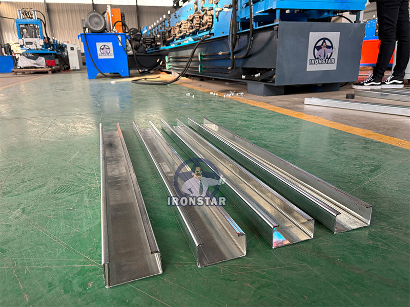 “Factory Direct C Purlin Roll Former 80-300mm Wide Range Adjustable Size C Channel Forming Machine Multiple Sizes”