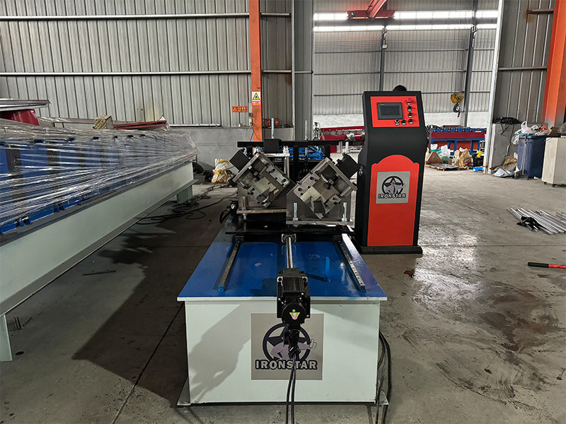 “Ironstar CD UD CW UW Combined Roll Forming Machine Automatic Metal Stud Runner Forming Equipment Drywall C U Channel Profile Production Line Gypsum Partition Frame Machine PLC Control for Albania”